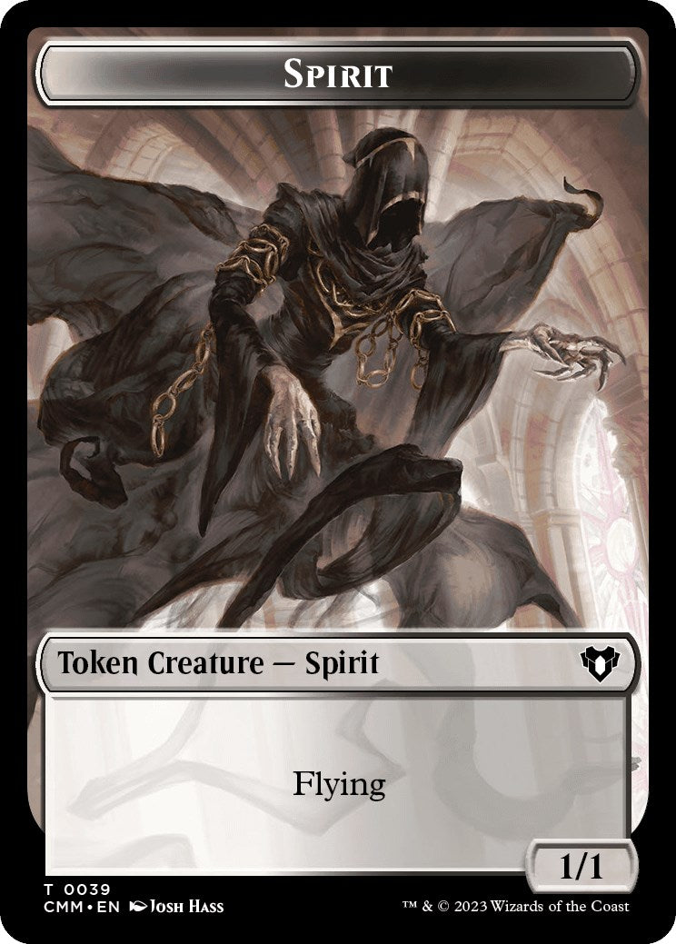Spirit (0039) // Goblin Double-Sided Token (39 // 27) [Commander Masters]
