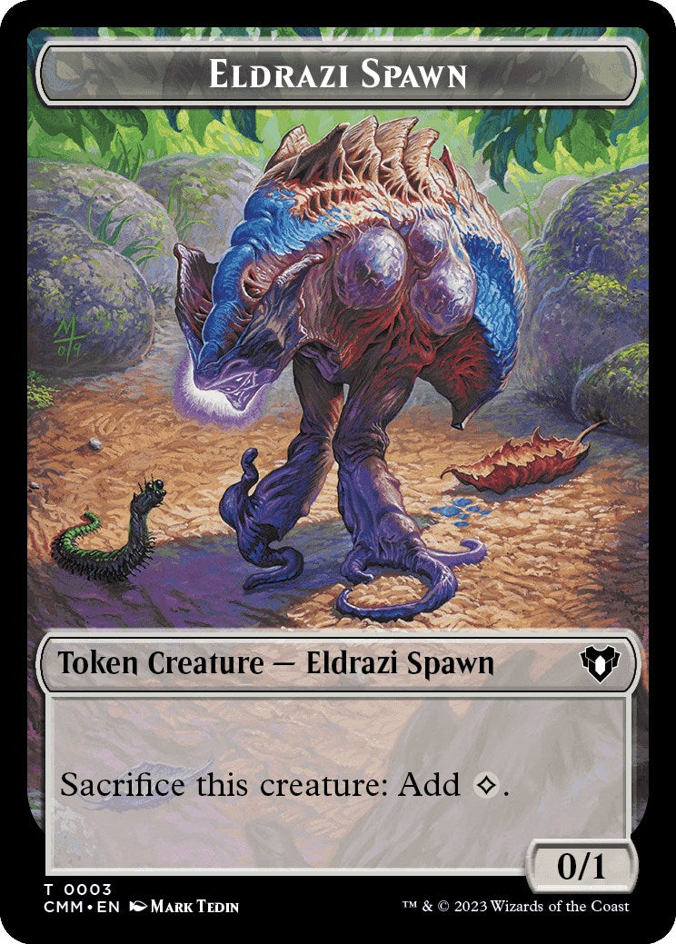 Eldrazi Spawn // Myr Double-Sided Token (3 // 43) [Commander Masters]