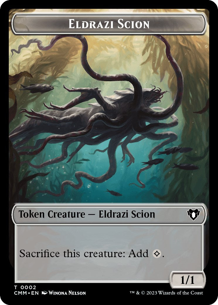 Eldrazi Scion // Goblin Double-Sided Token (2 // 27) [Commander Masters]