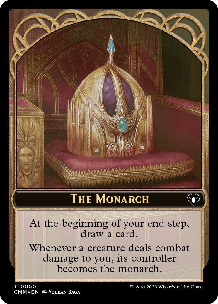 The Monarch // Elephant Double-Sided Token (50 // 31) [Commander Masters]