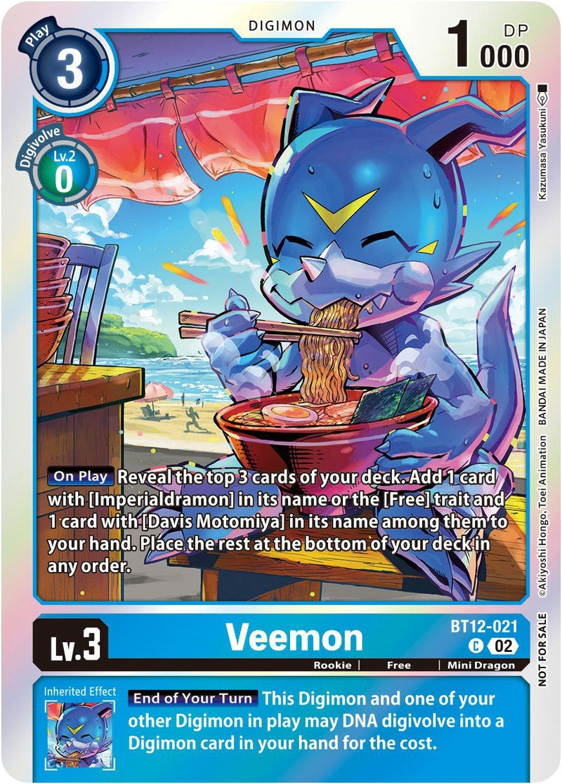 Veemon (Gen Con 2023) (BT12-021) [Digimon Promotion Cards]