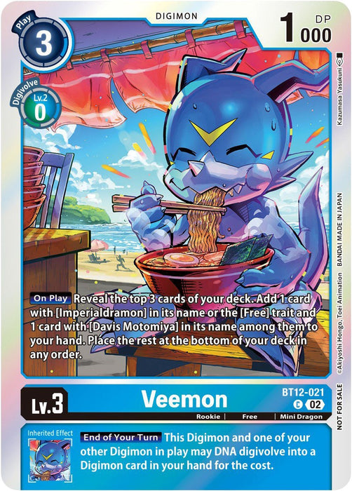 Veemon [BT12-021] (Gen Con 2023) [Promotional Cards]