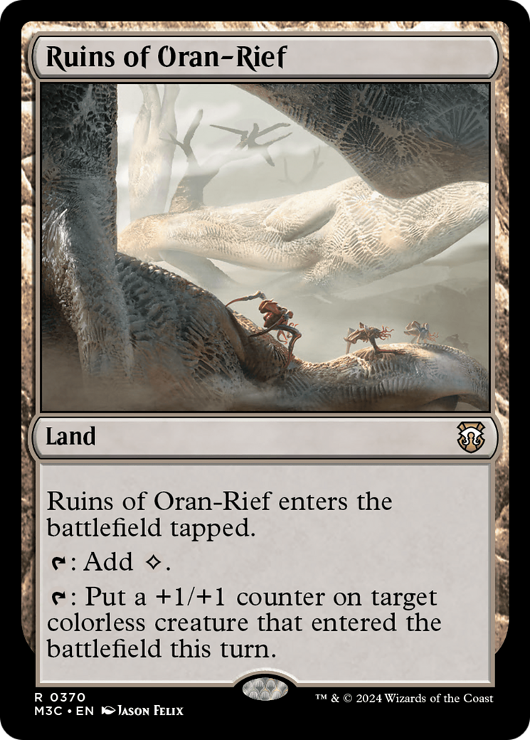 Ruins of Oran-Rief (Ripple Foil) (370) [Commander: Modern Horizons 3]