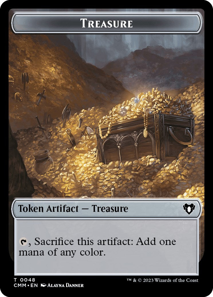 Treasure // Phyrexian Beast Double-Sided Token (48 // 34) [Commander Masters]