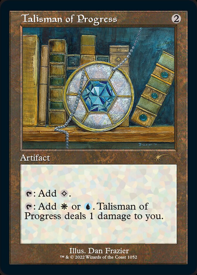 Talisman of Progress (Retro Frame) (Foil Etched) (1052) [Secret Lair Drop Series]