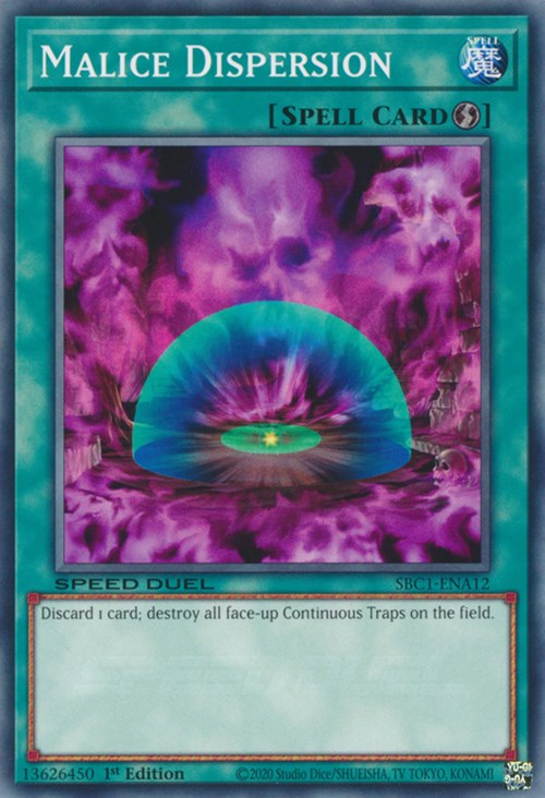 Malice Dispersion (SBC1-ENA12) [Speed Duel: Streets of Battle City]