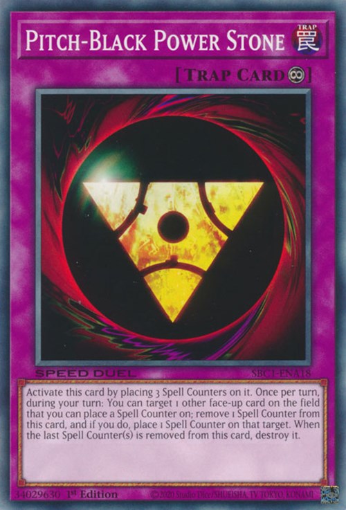 Pitch-Black Power Stone (SBC1-ENA18) [Speed Duel: Streets of Battle City]