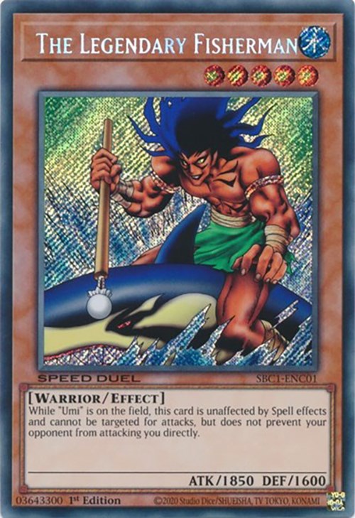 The Legendary Fisherman (Secret Rare) (SBC1-ENC01) [Speed Duel: Streets of Battle City]