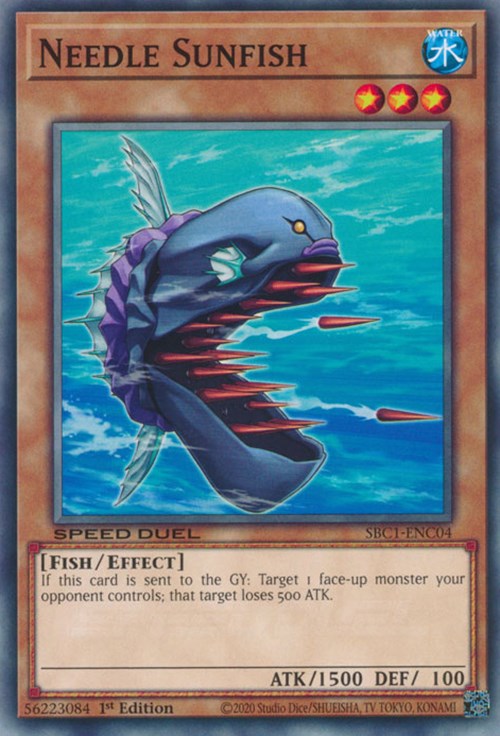 Needle Sunfish (SBC1-ENC04) [Speed Duel: Streets of Battle City]