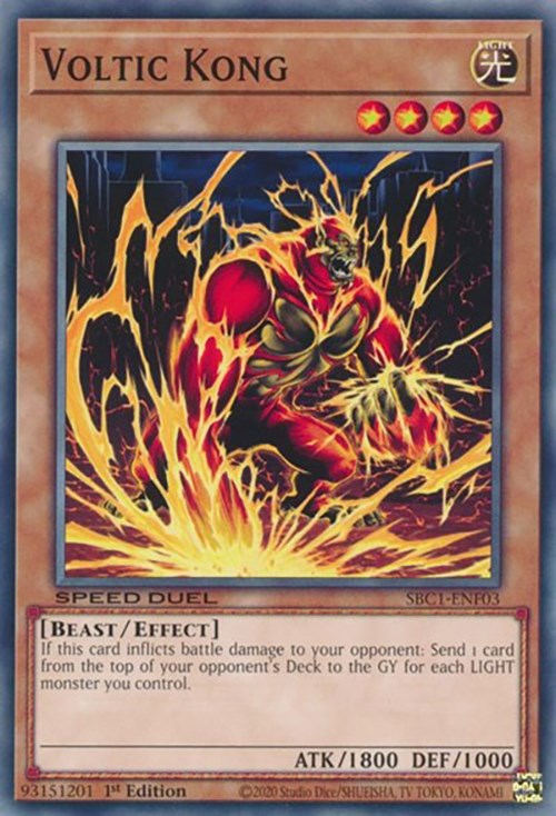 Voltic Kong (SBC1-ENF03) [Speed Duel: Streets of Battle City]