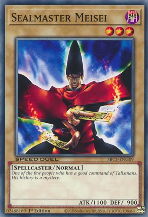 Sealmaster Meisei (SBC1-ENG09) [Speed Duel: Streets of Battle City]