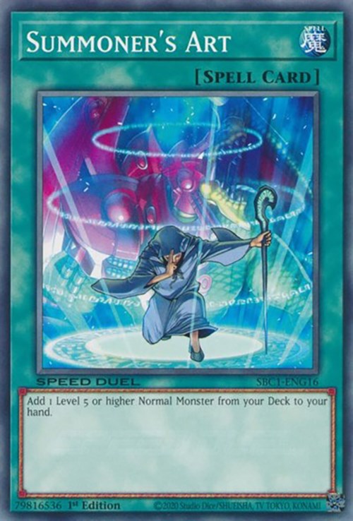 Summoner's Art (SBC1-ENG16) [Speed Duel: Streets of Battle City]