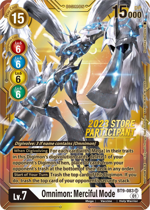 Omnimon: Merciful Mode (2023 Store Participant) [X Record]