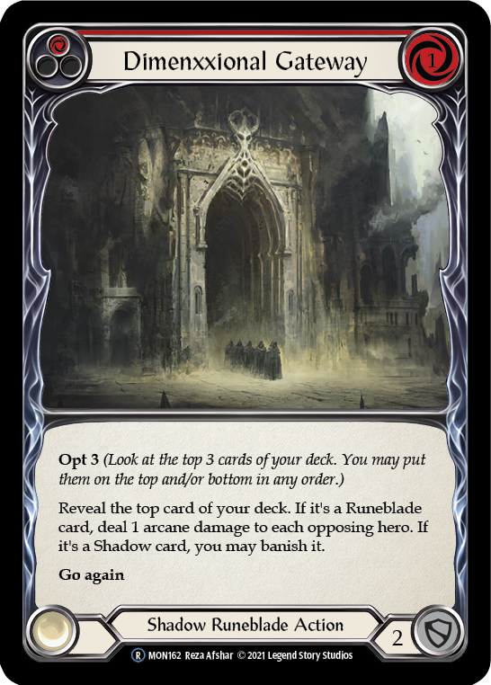 Dimenxxional Gateway (Red) (MON162) [Monarch]