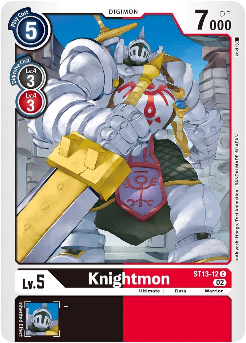 Knightmon (ST13-12 C) [Starter Deck 13: Ragnaloardmon]