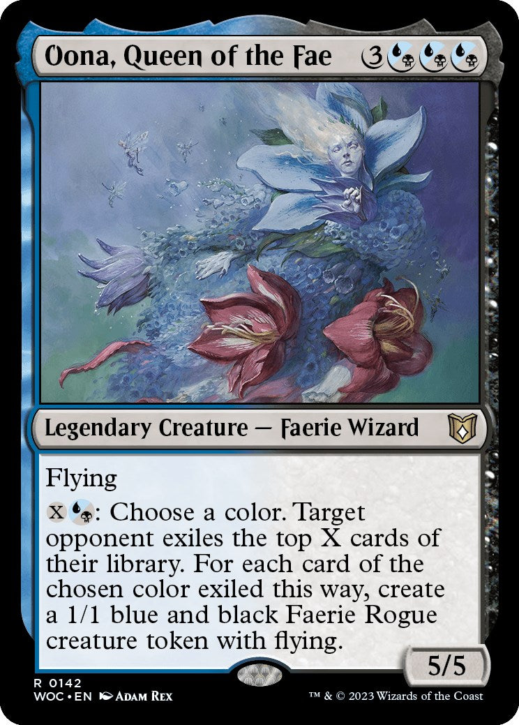 Oona, Queen of the Fae (142) [Commander: Wilds of Eldraine]