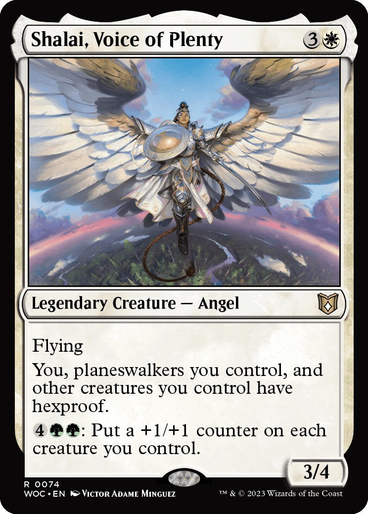 Shalai, Voice of Plenty (74) [Commander: Wilds of Eldraine]