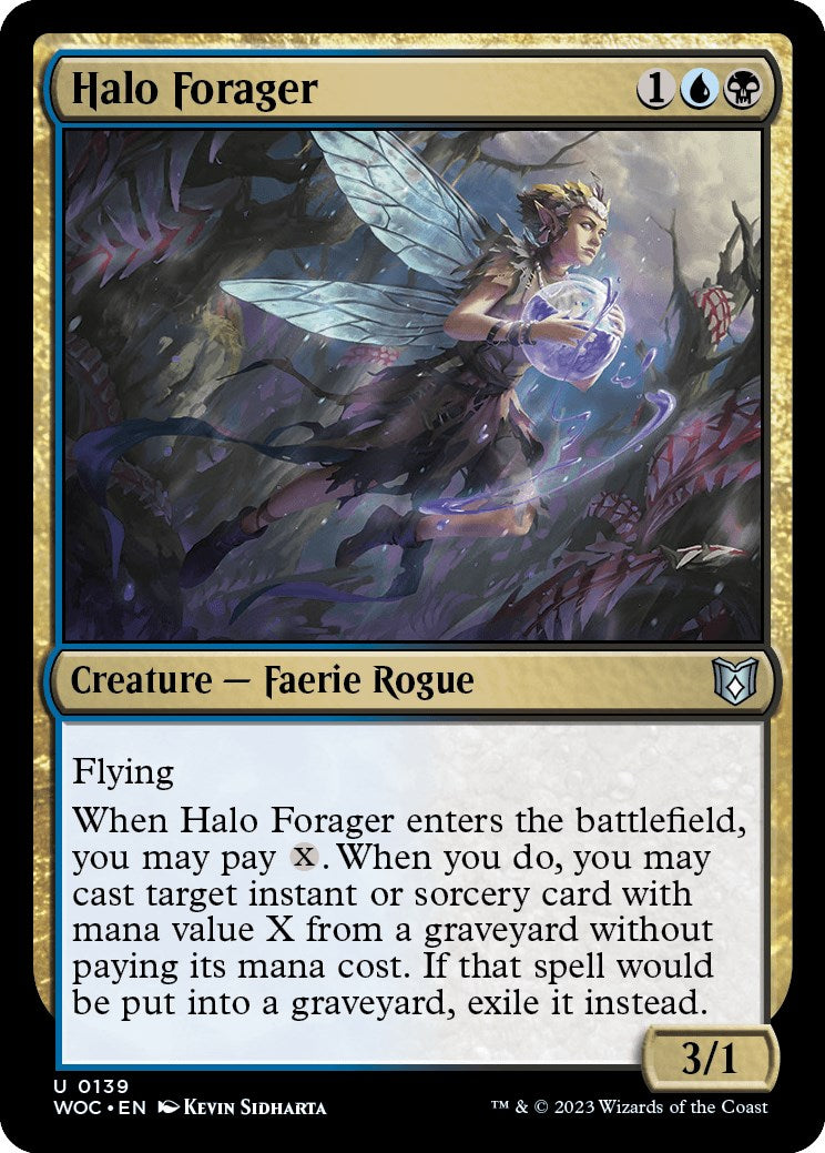 Halo Forager (139) [Commander: Wilds of Eldraine]
