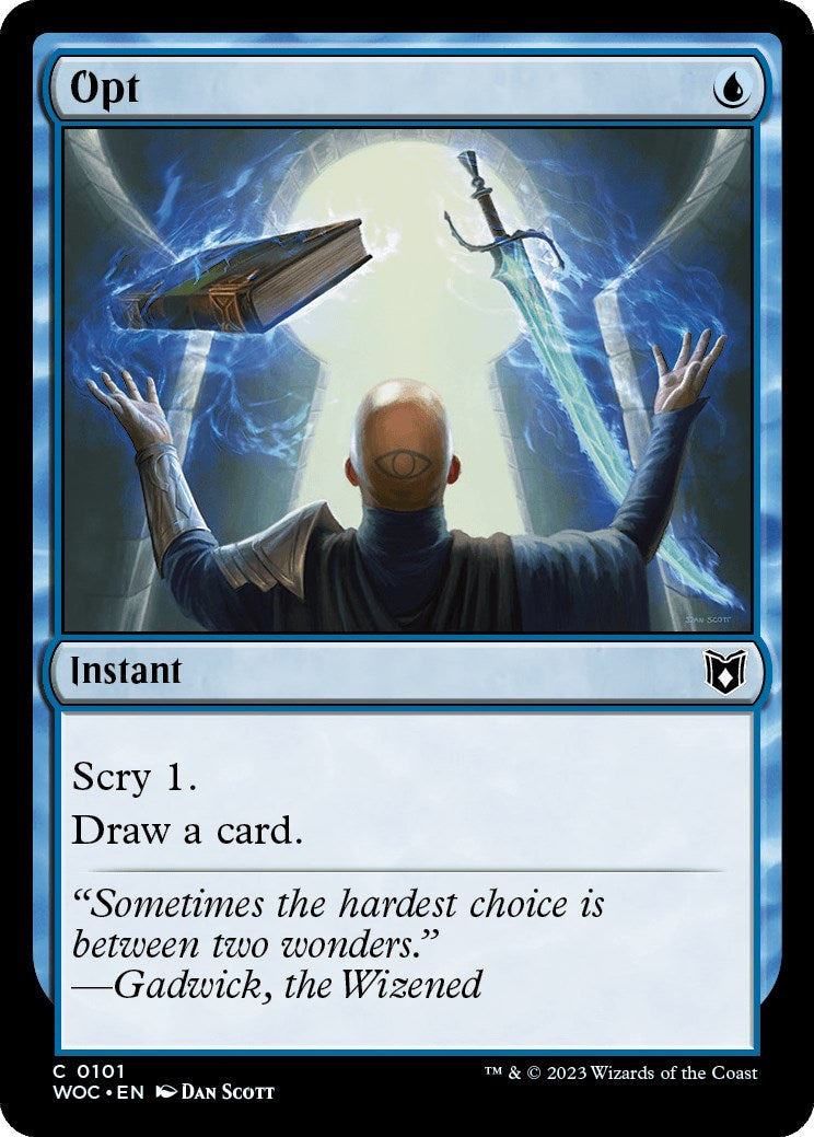 Opt (101) [Commander: Wilds of Eldraine]