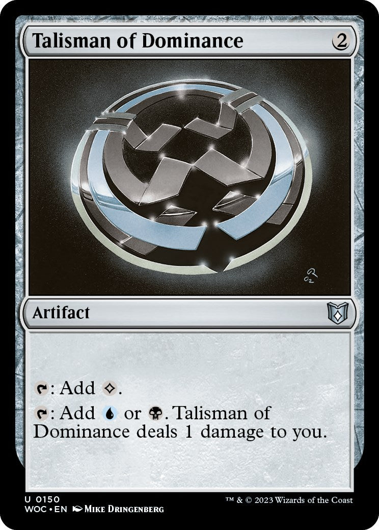 Talisman of Dominance (150) [Commander: Wilds of Eldraine]
