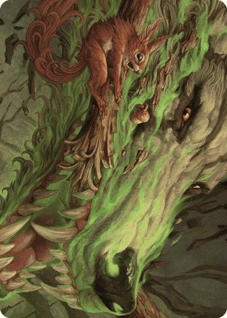 Leaping Ambush Art Card (26) [Art Series: Wilds of Eldraine]