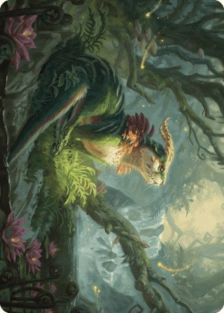 Elusive Otter Art Card (37) [Art Series: Wilds of Eldraine]