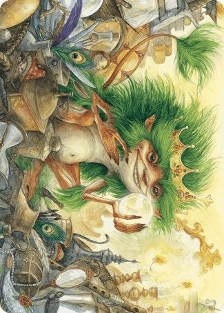 Knickknack Ouphe Art Card (50) [Art Series: Wilds of Eldraine]