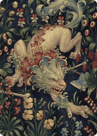 Beast Token Art Card (56) [Art Series: Wilds of Eldraine]
