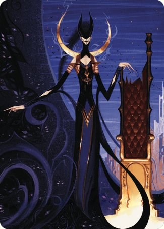 Ashiok, Wicked Manipulator Art Card (57/81) (57) [Art Series: Wilds of Eldraine]