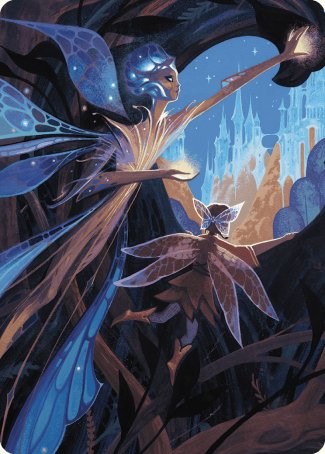 Kindred Discovery Art Card (67) [Art Series: Wilds of Eldraine]