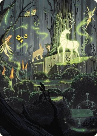 Primal Vigor Art Card (74) [Art Series: Wilds of Eldraine]