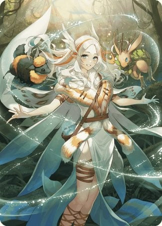 Greater Auramancy Anime Art Card (76) [Art Series: Wilds of Eldraine]