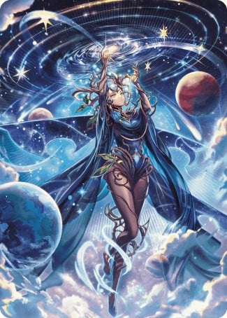 Omniscience Anime Art Card (78) [Art Series: Wilds of Eldraine]