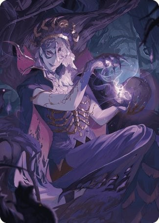 Necropotence Art Card (80) [Art Series: Wilds of Eldraine]