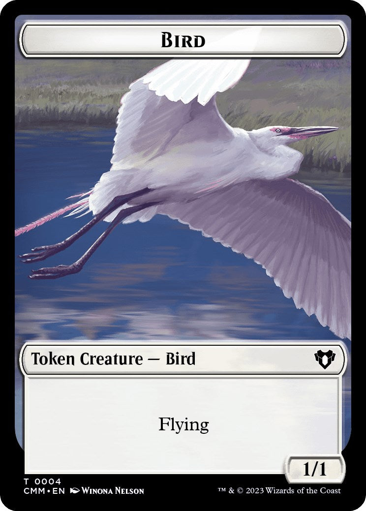 Bird // Goblin Double-Sided Token (4 // 27) [Commander Masters]