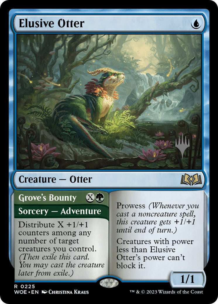 Elusive Otter (225) [Promo Pack: Wilds of Eldraine]