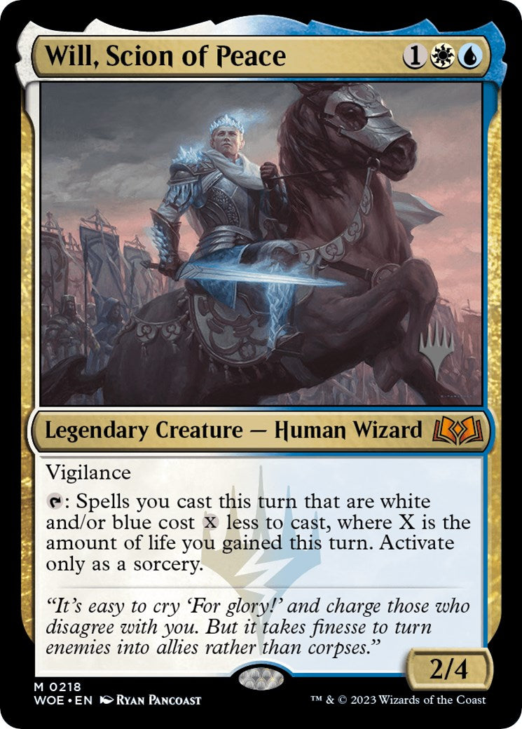 Will, Scion of Peace (218) [Promo Pack: Wilds of Eldraine]
