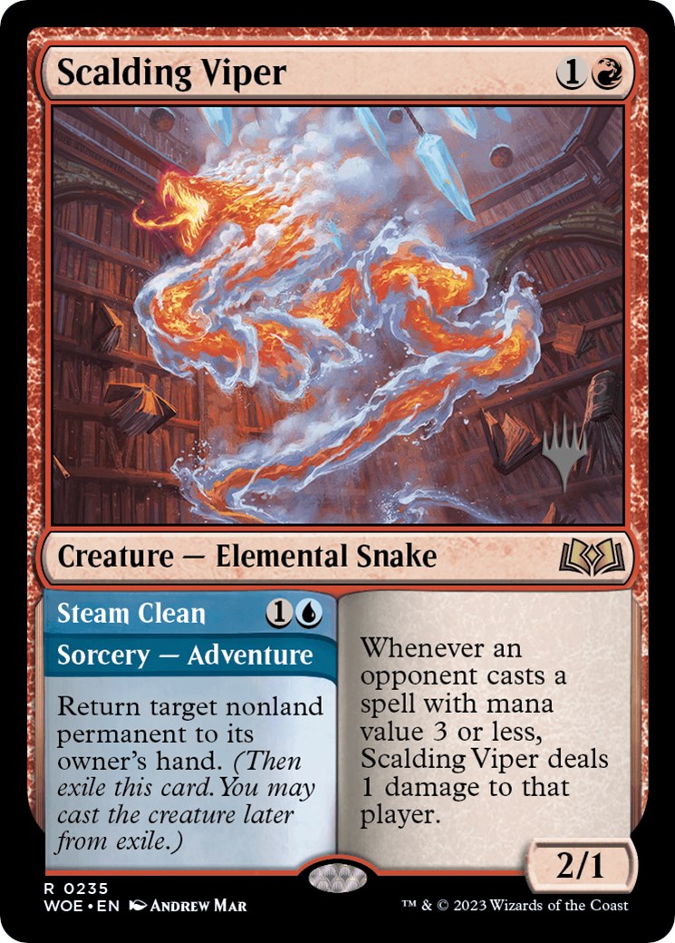 Scalding Viper (235) [Promo Pack: Wilds of Eldraine]