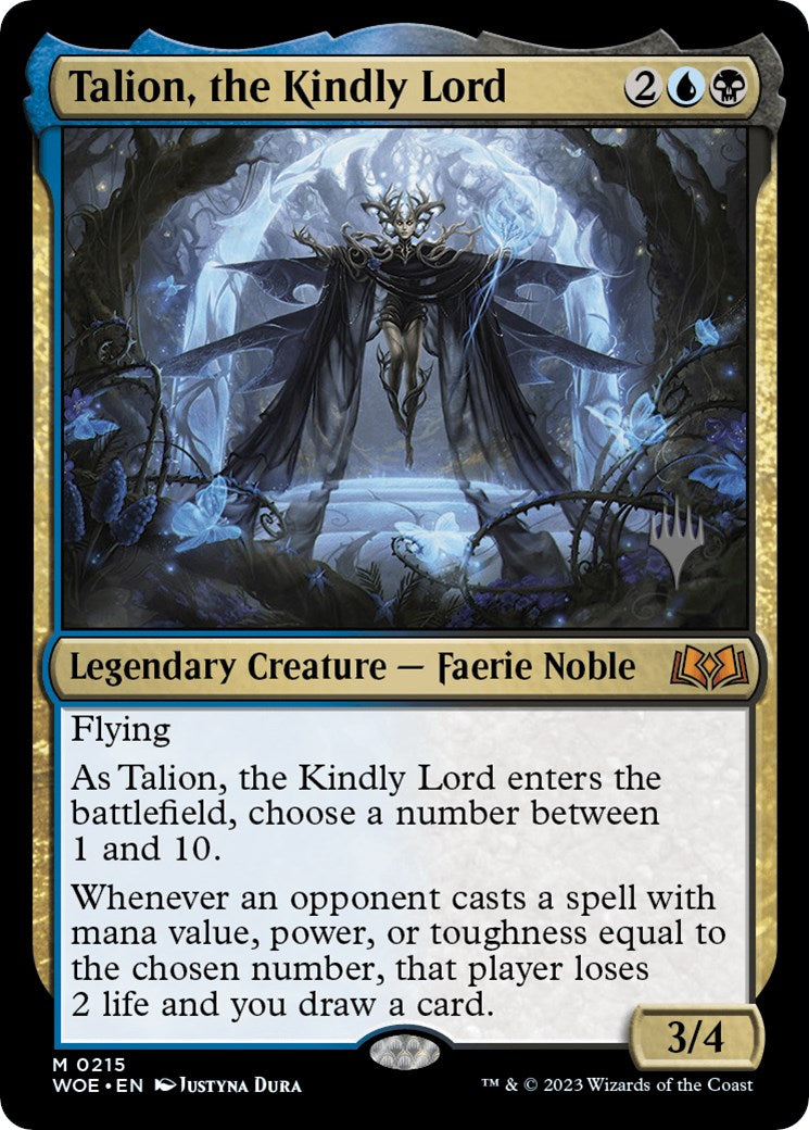 Talion, the Kindly Lord (215) [Promo Pack: Wilds of Eldraine]