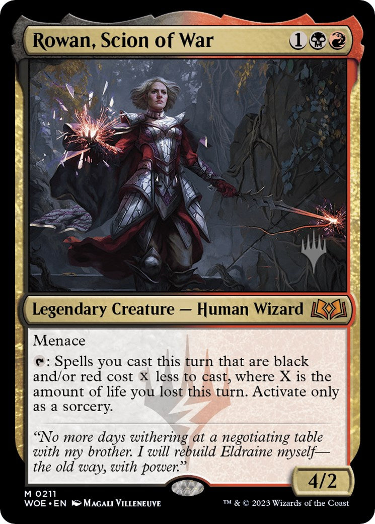 Rowan, Scion of War (211) [Promo Pack: Wilds of Eldraine]
