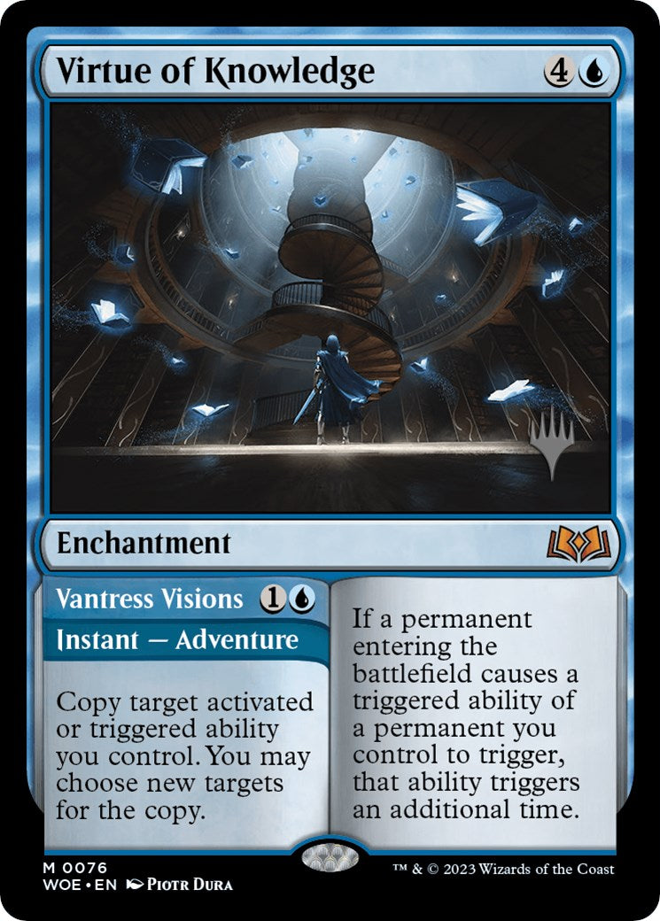 Virtue of Knowledge (76) [Promo Pack: Wilds of Eldraine]