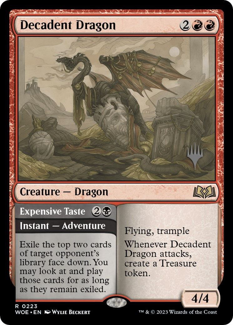 Decadent Dragon (223) [Promo Pack: Wilds of Eldraine]