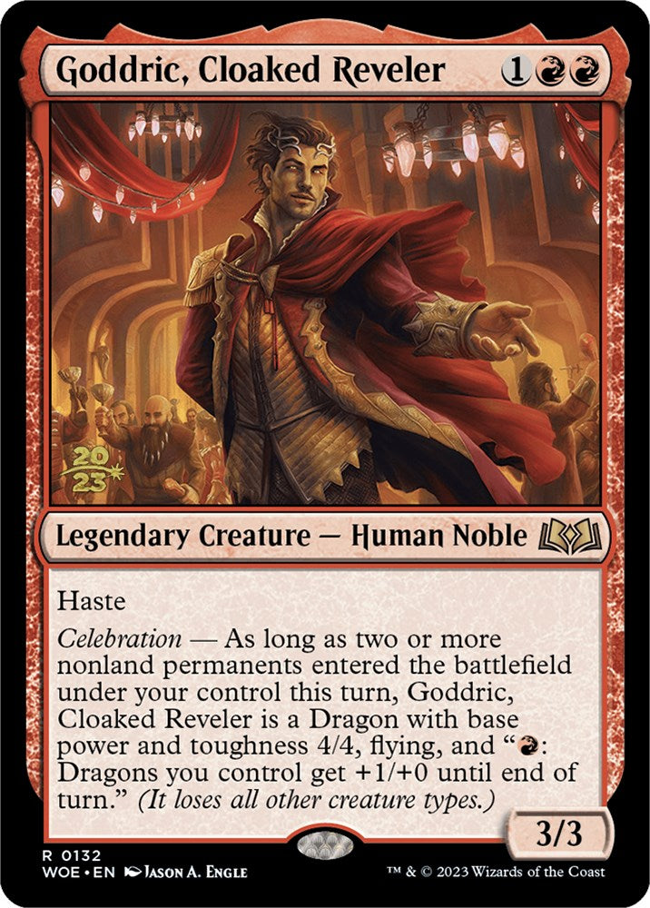 Goddric, Cloaked Reveler (132) [Prerelease Cards]