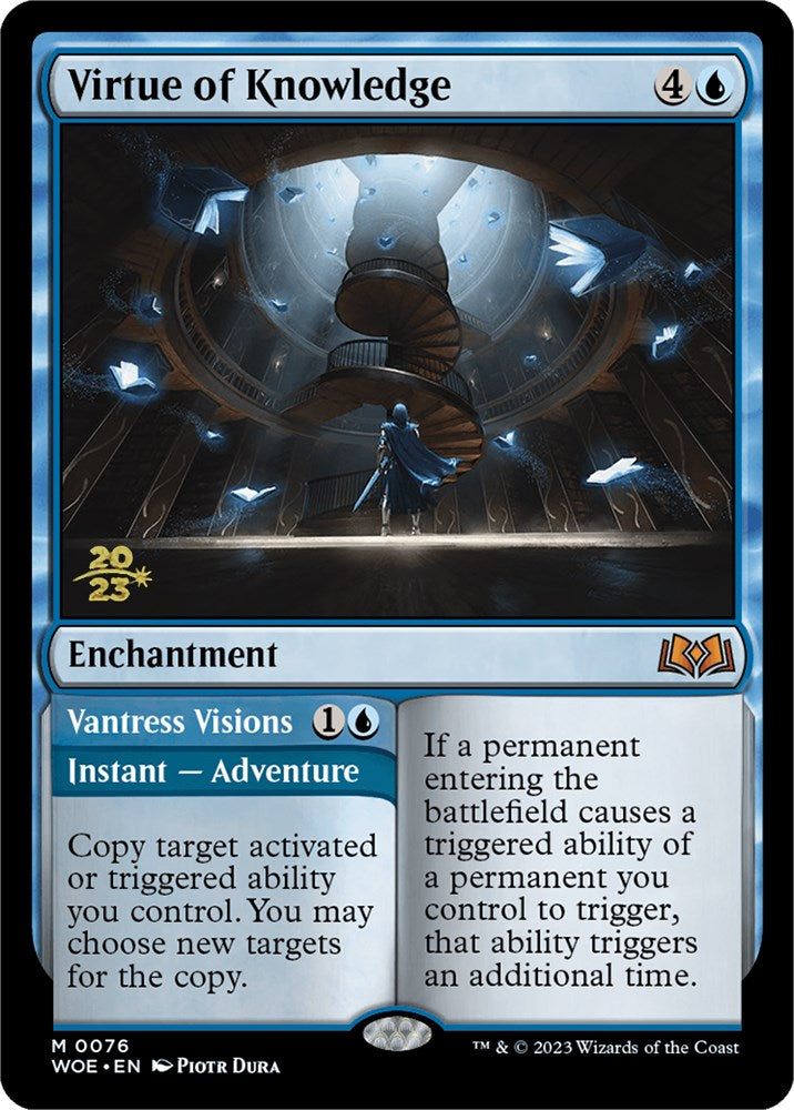 Virtue of Knowledge (76) [Promo Pack: Wilds of Eldraine]
