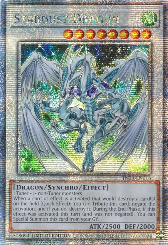 Stardust Dragon (Quarter Century Secret Rare) (TN23-EN016) [25th Anniversary Tin: Dueling Heroes]