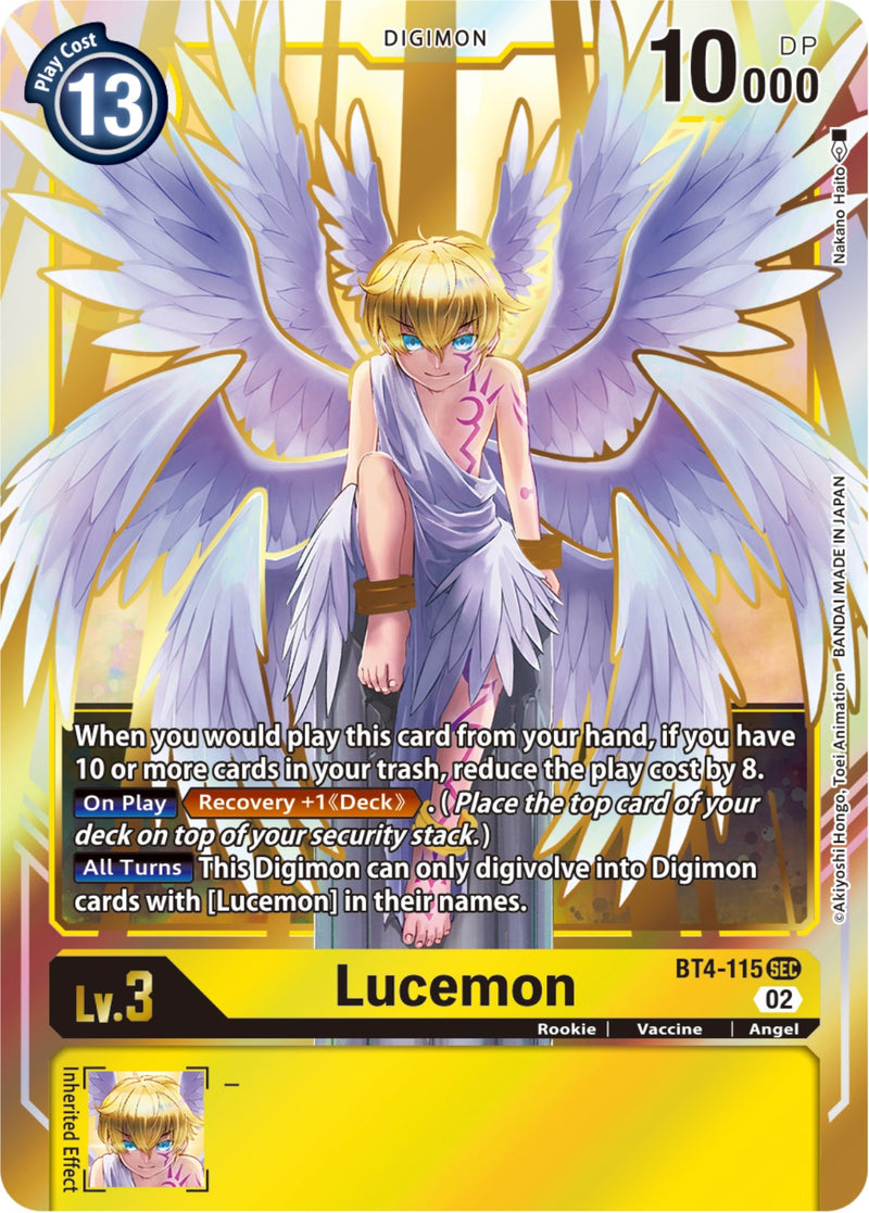 Lucemon (Resurgence Booster Reprint) (BT4-115 SEC) [Resurgence Booster]