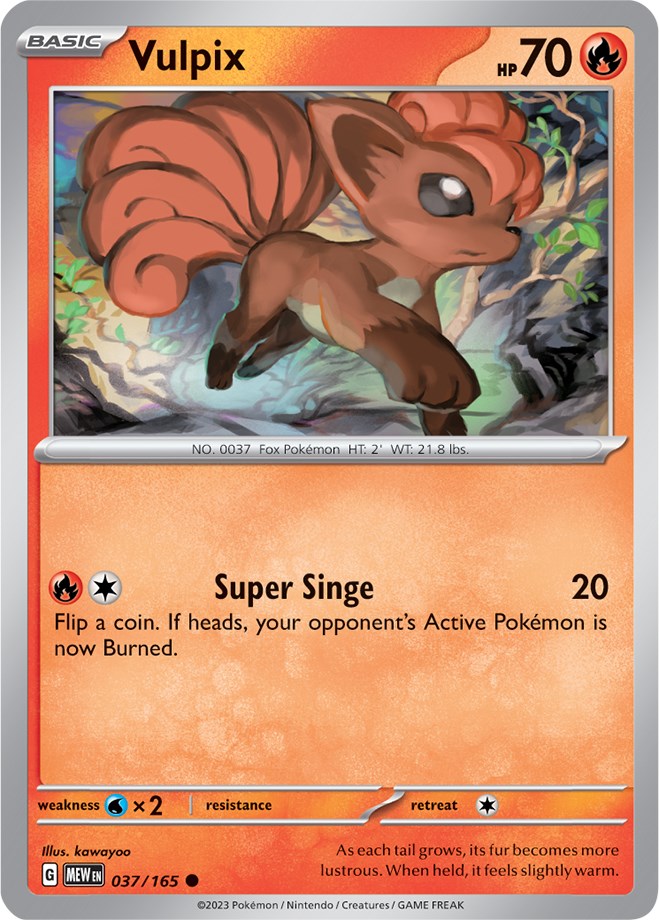 Vulpix (037/165) [SV: Scarlet & Violet 151]