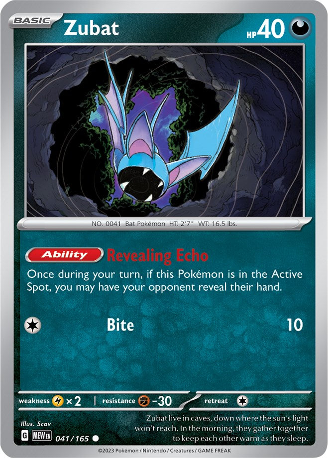 Zubat (041/165) [SV: Scarlet & Violet 151]