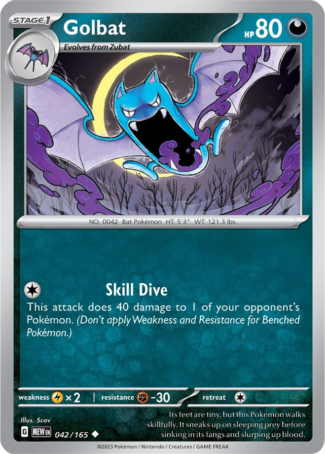 Golbat (042/165) [SV: Scarlet & Violet 151]