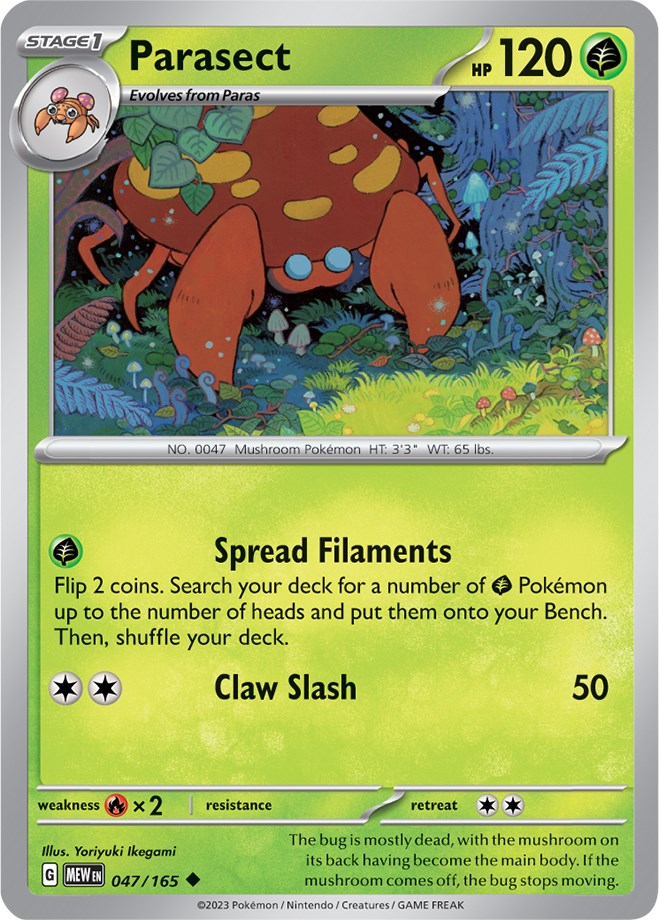 Parasect (047/165) [SV: Scarlet & Violet 151]